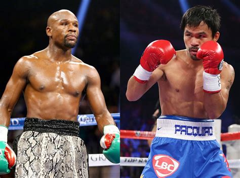 Floyd Mayweather Jr. vs. Manny Pacquiao .
